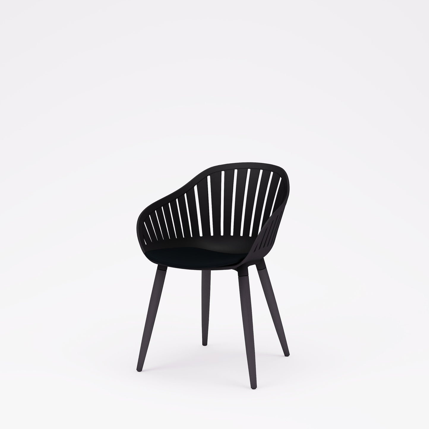 Nassau Resin and Aluminum Chairs - 4 Piece