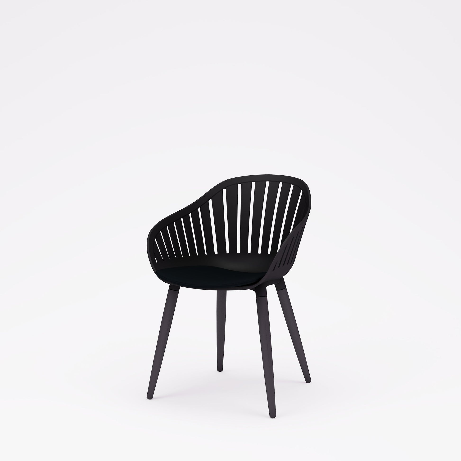 Nassau Resin and Aluminum Chairs - 4 Piece