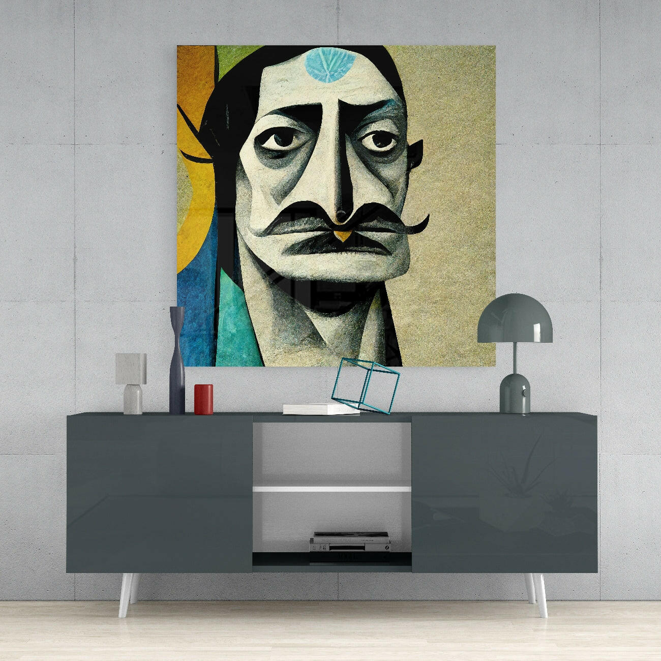 Salvador Glass Wall Art  || Designer Collection