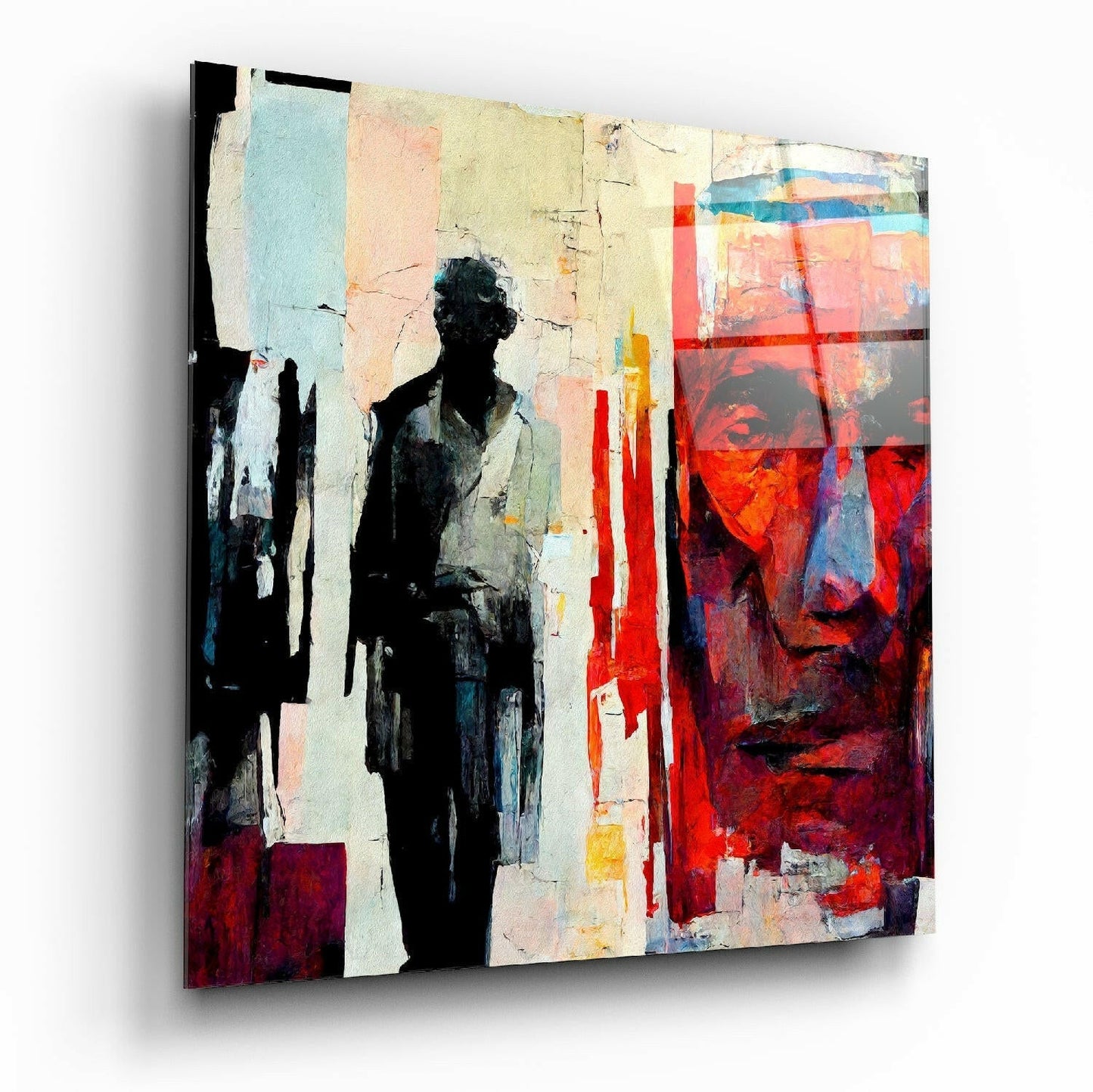 Surveillance Glass Wall Art  || Designer Collection