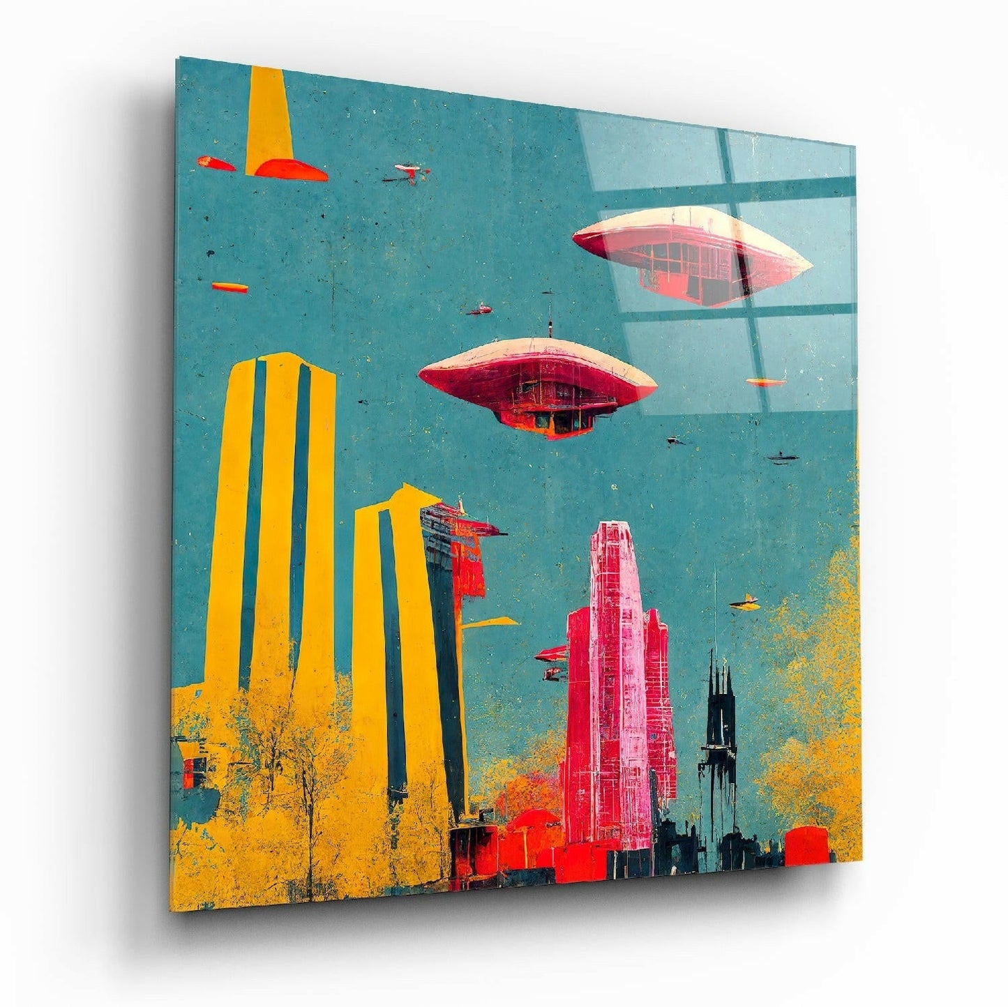 Future Glass Wall Art  || Designers Collection