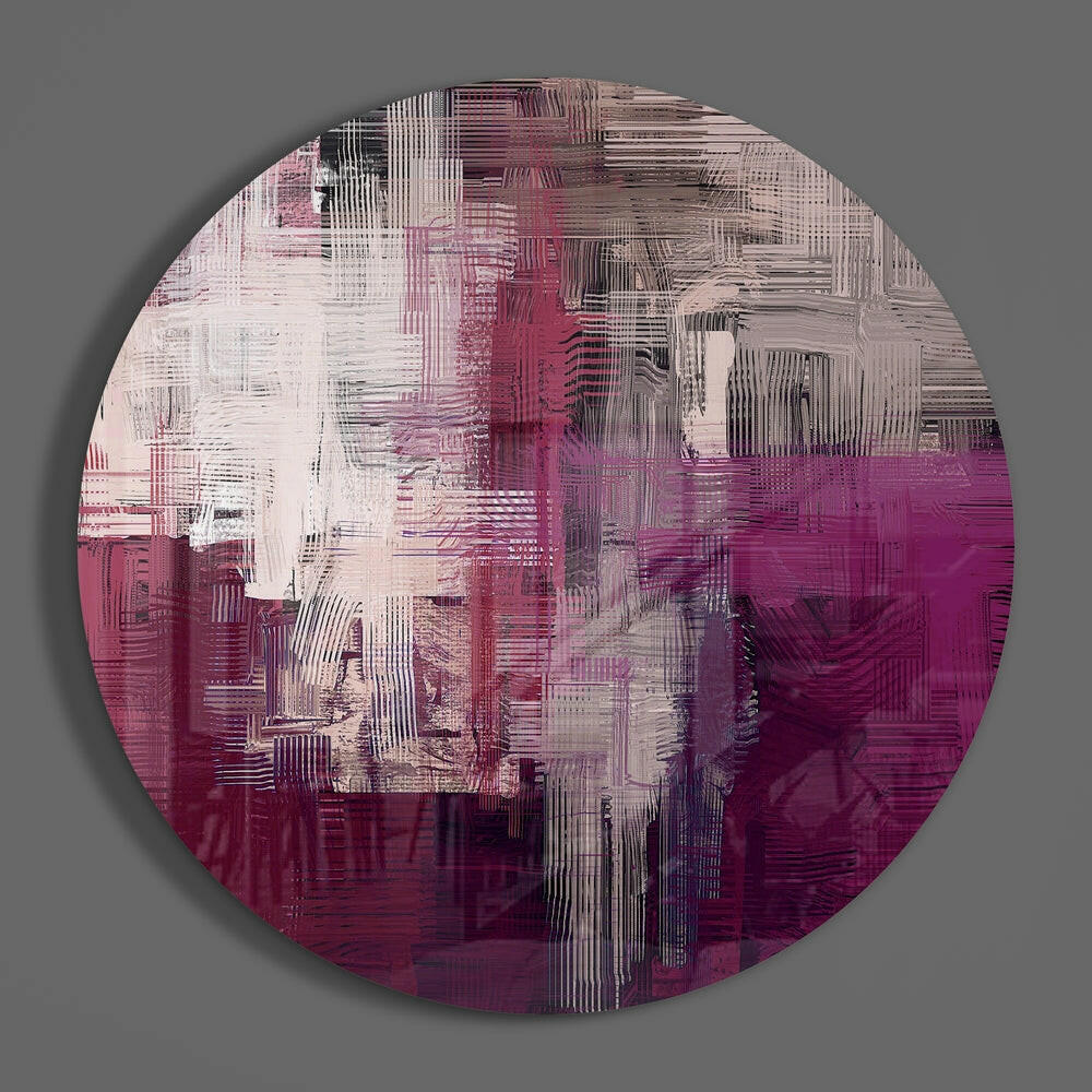 Abstract Glass Wall Art