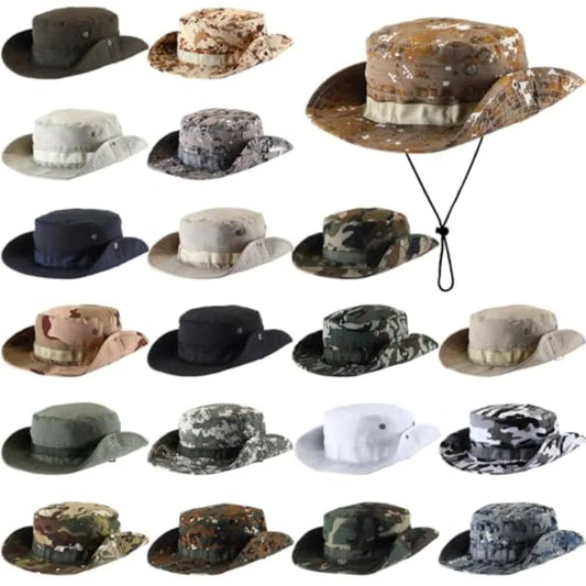 Outdoor Boonie Hat for Hiking and Camping With Wide Brim