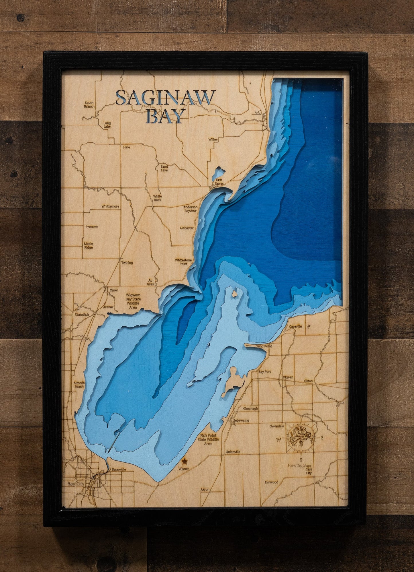 Saginaw Bay in Michigan