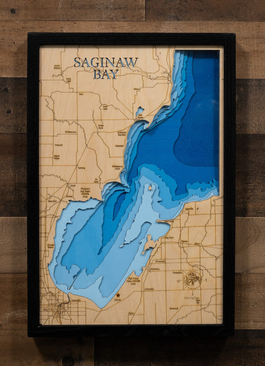 Saginaw Bay in Michigan