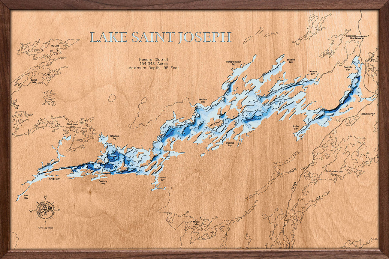 Lake Saint Joseph in Kenora District, Ontario