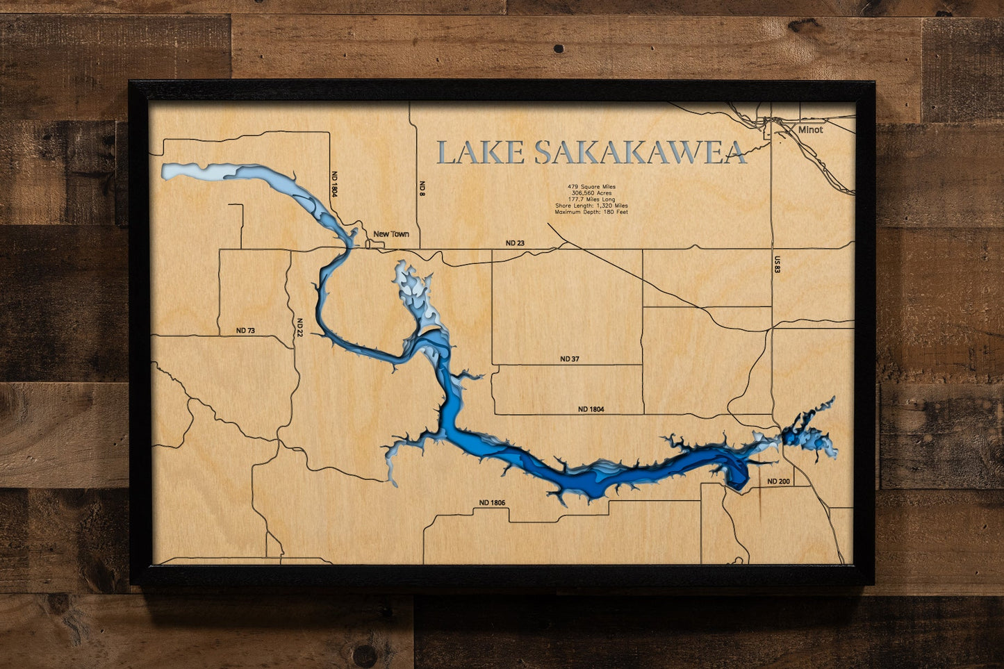 Lake Sakakawea in North Dakota