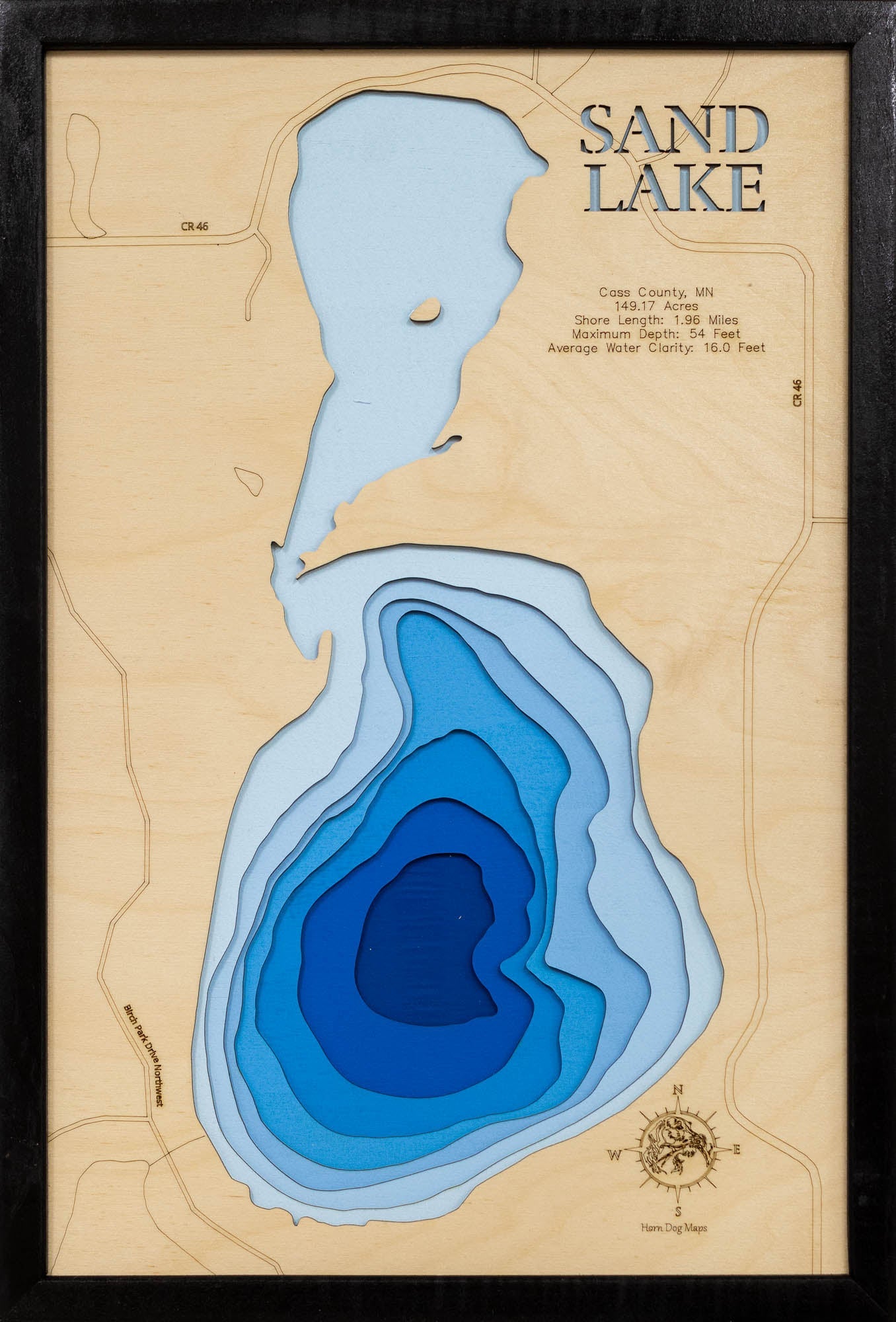 Sand Lake in Cass County, Minnesota