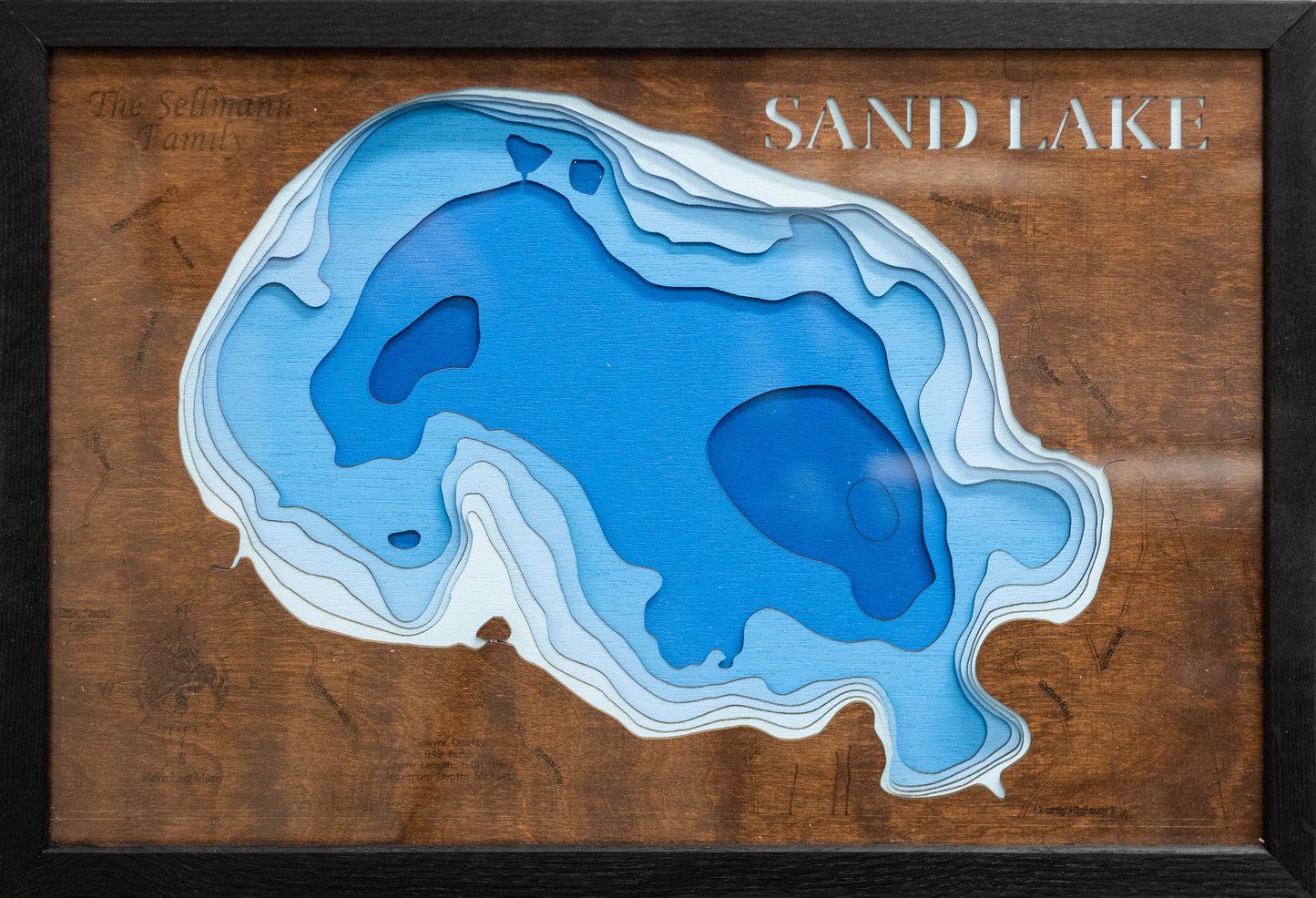Sand Lake in Sawyer County, Wisconsin