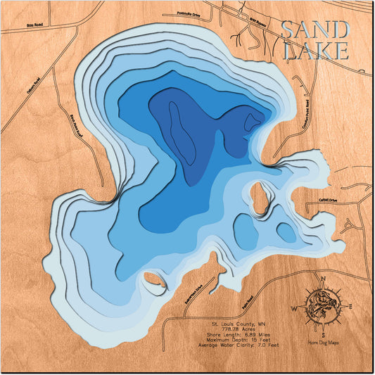Sand Lake in St. Louis County, Minnesota