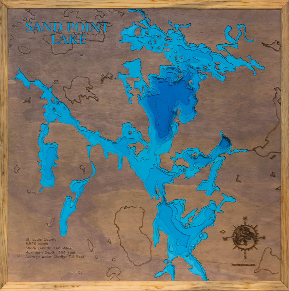 Sand Point Lake in St. Louis County, Minnesota and Ontario, Canada