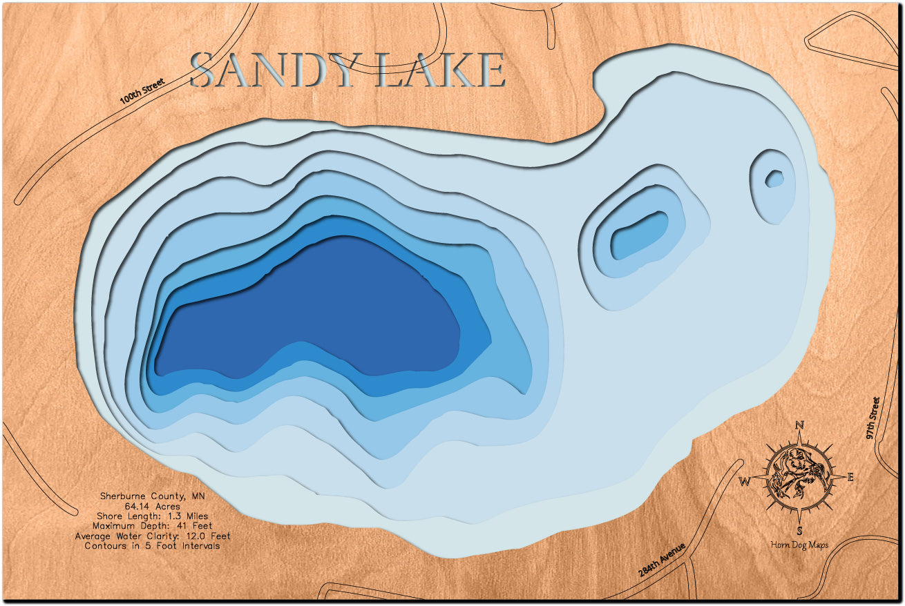 Sandy Lake in Sherburne County, Minnesota