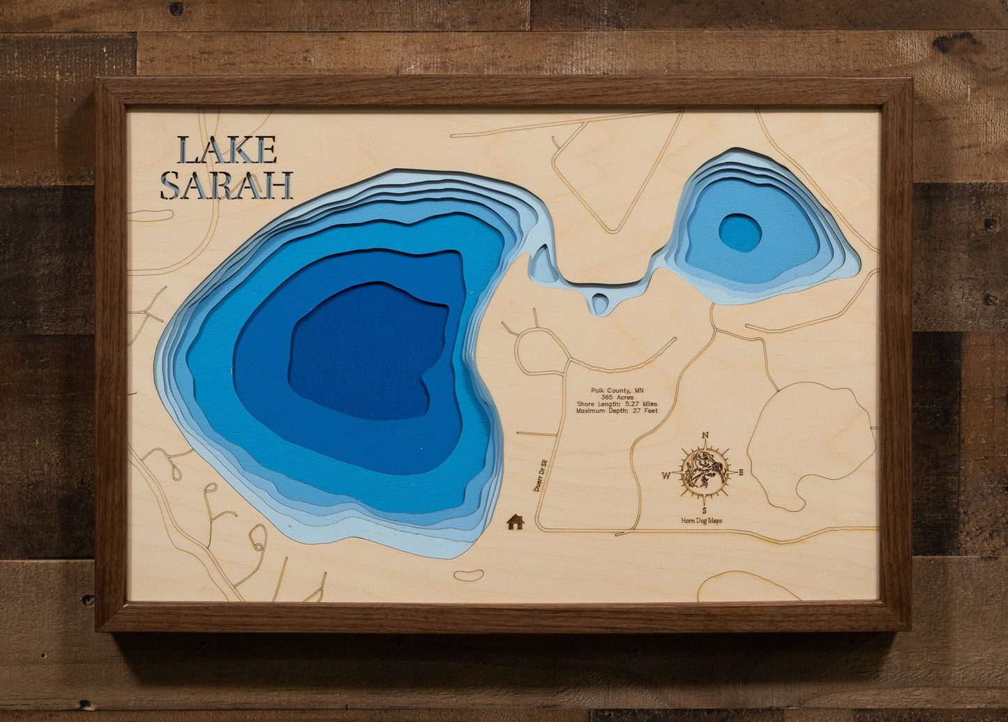 Lake Sarah in Polk County, Minnesota