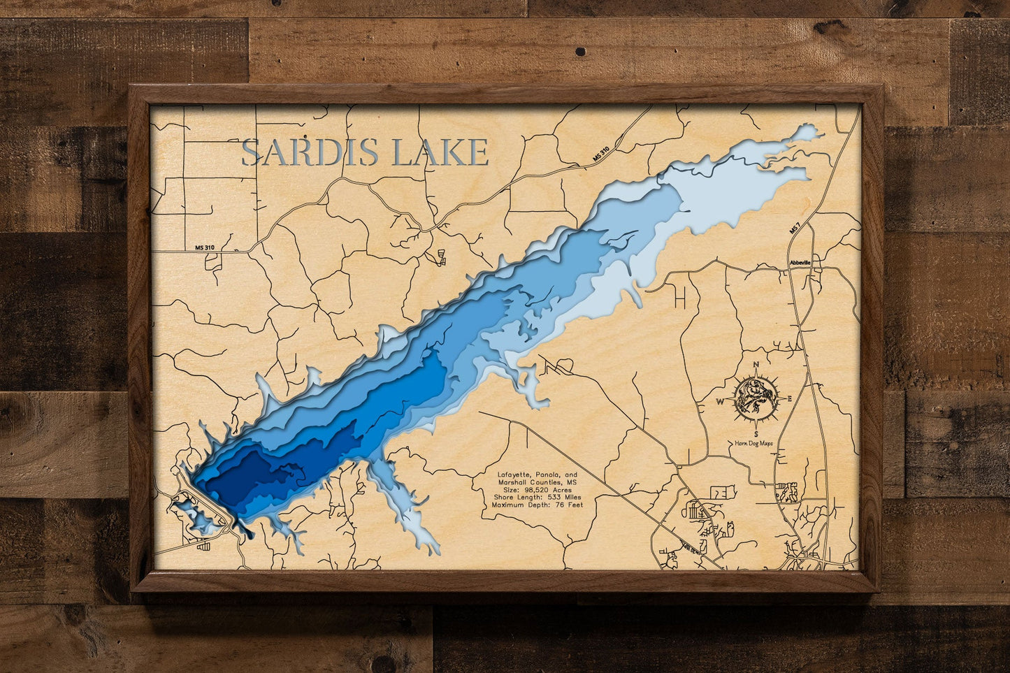 Sardis Lake in Lafayette, Panola, and Marshall Counties, Mississippi