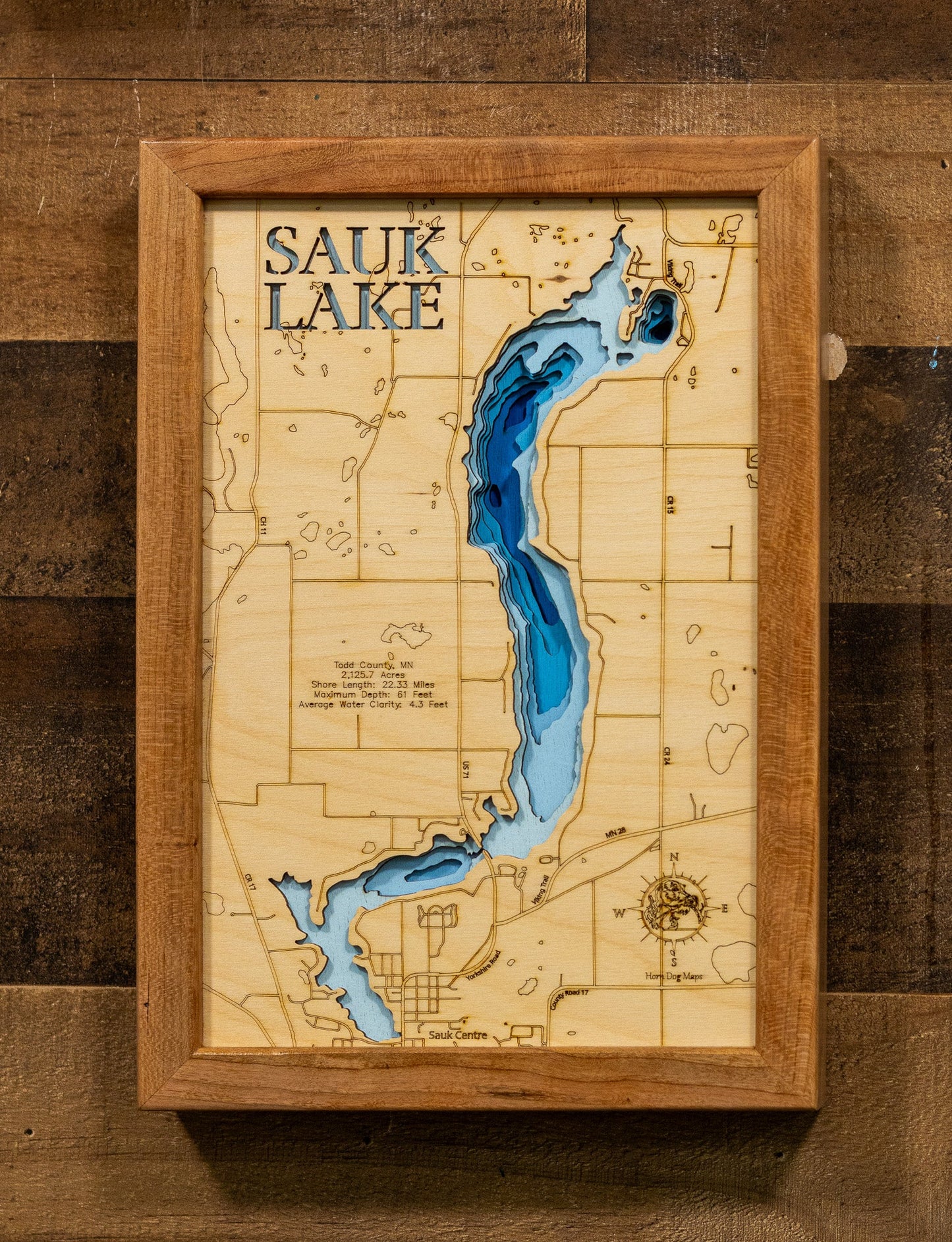 Sauk Lake in Todd County, Minnesota