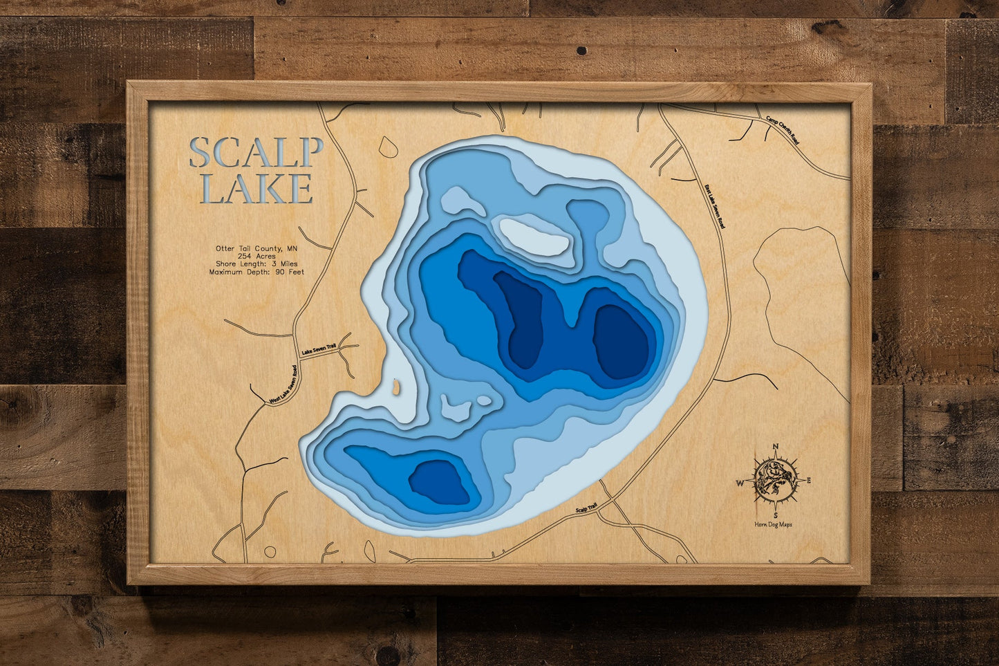 Scalp Lake in Otter Tail County, Minnesota
