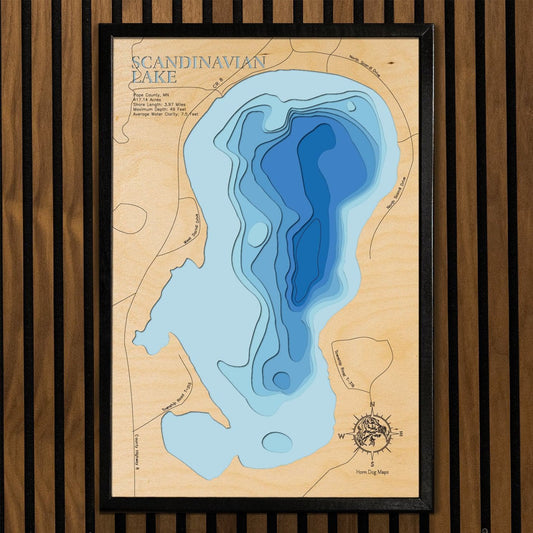 Scandinavian Lake in Pope County, Minnesota