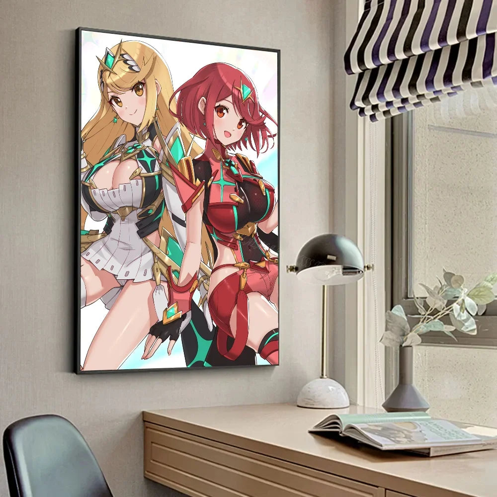 X-Xenoblade Chronicles 2 Poster HD Posters Home Room Bar Cafe Decor Art Wall Painting Picture