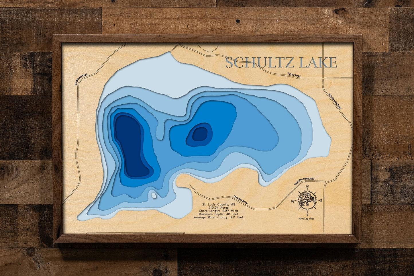 Schultz Lake in St. Louis County, Minnesota