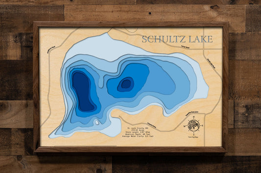 Schultz Lake in St. Louis County, Minnesota