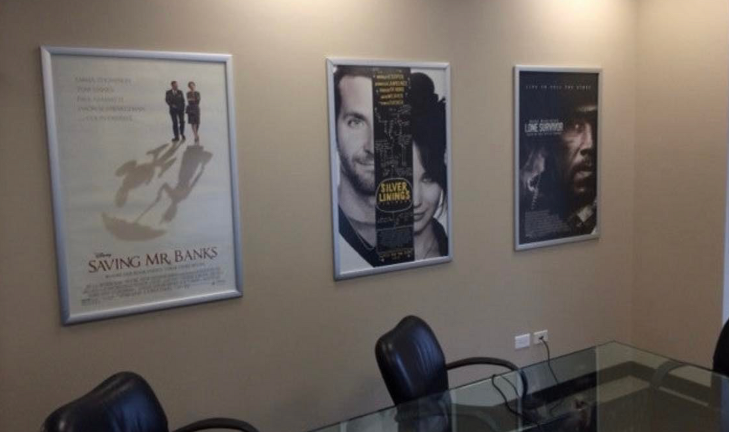 Premium Anodized Aluminum Poster Frame — Custom Size Made in the USA