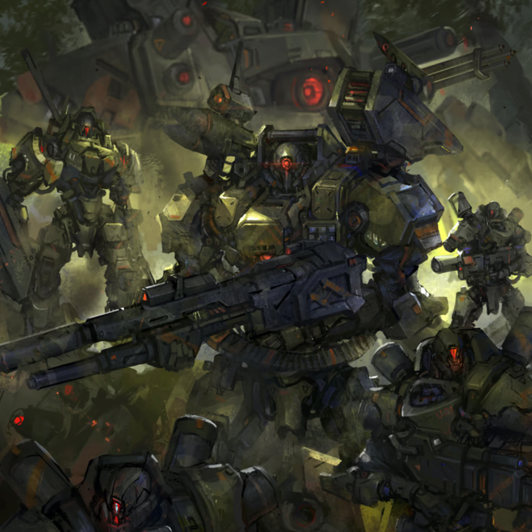 Mechanized Army Faction Box - Set of Detailed 3D Printed Miniatures for Tactical Warfare