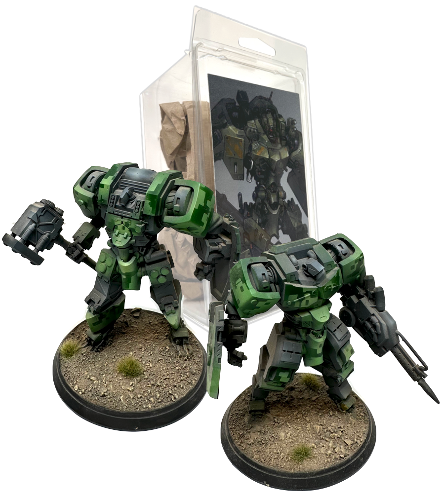 Mechanized Army Faction Box - Set of Detailed 3D Printed Miniatures for Tactical Warfare