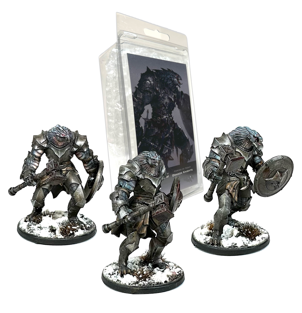 Dragon Army Faction Box: 6 Dragon Knights, 2 Dragon Kin, and 1 Dragon Champion Miniatures