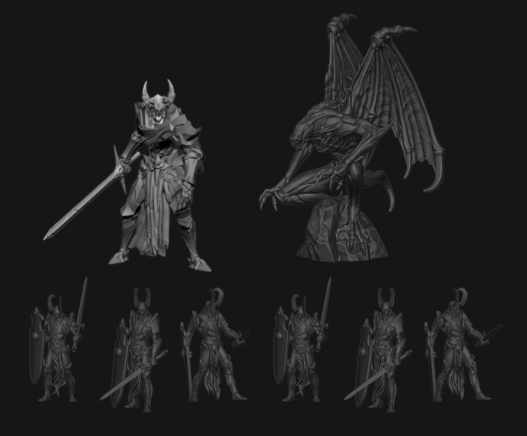 Undead Army Faction Box with Miniature Figures
