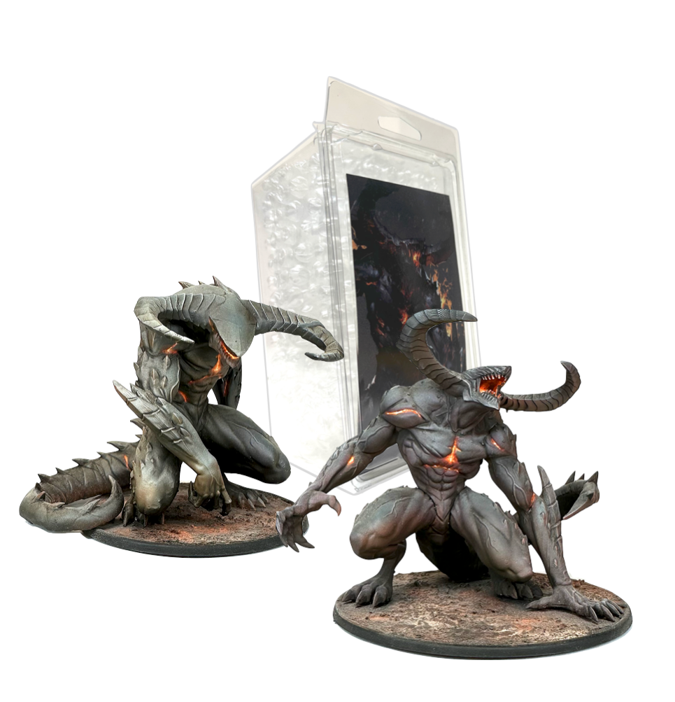 Demon Army Faction Box with Detailed Miniature Set