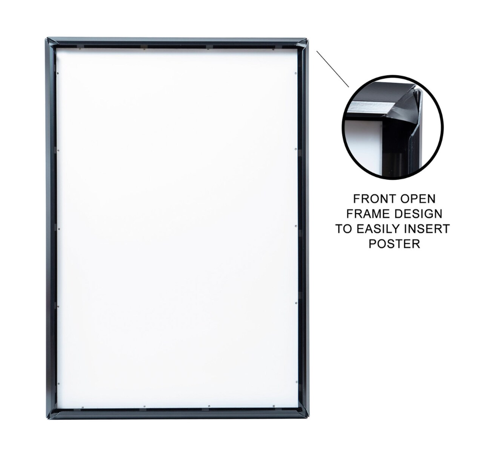 4-PACK Glowbox "World Famous" LED Poster Frames