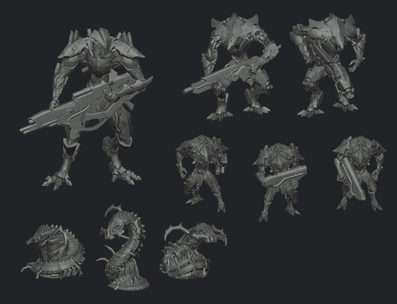 Omrath Army Faction Box - Complete Set of 3D Printed Miniatures for Tabletop Gaming