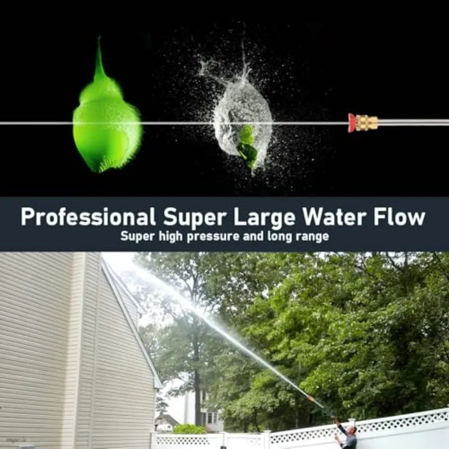 Commercial Gas Pressure Washer 4200 PSI 4 GPM Foam Bottle