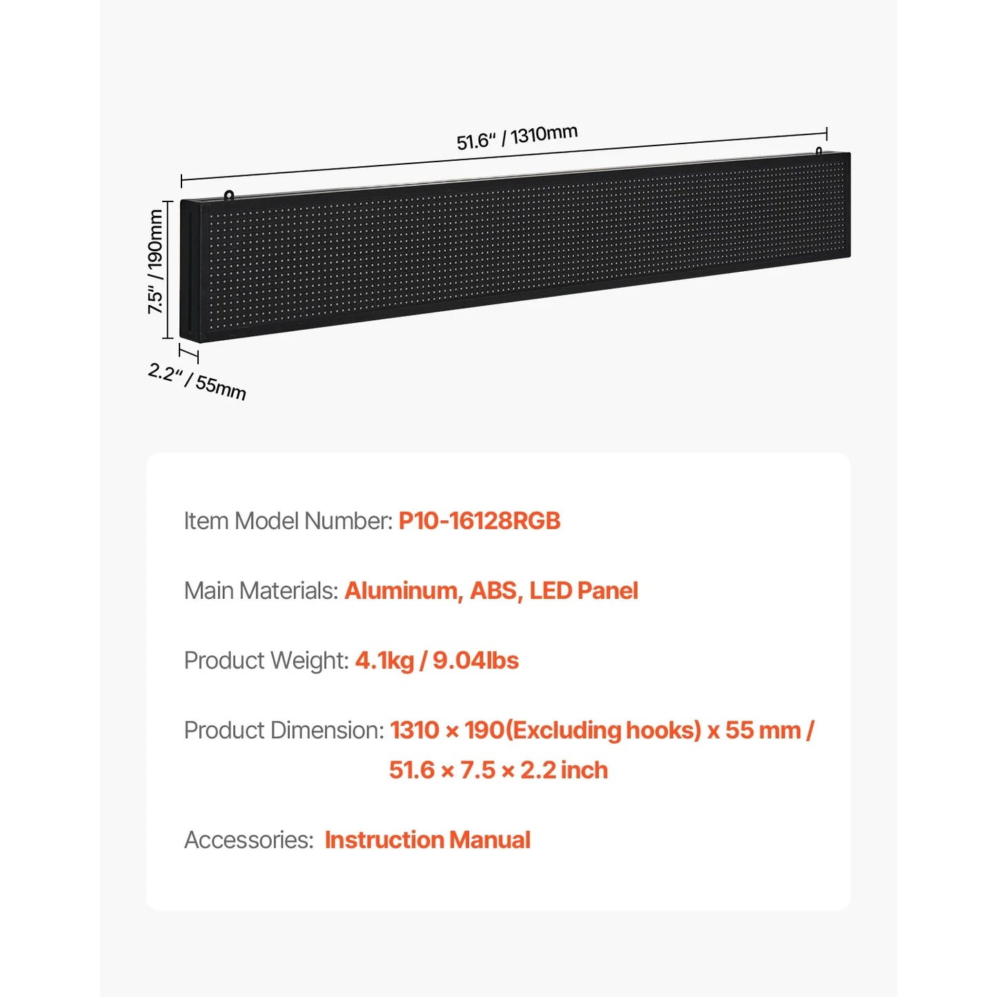 SucceBuy Programmable LED Signboard With Digital Display Panel Advertising