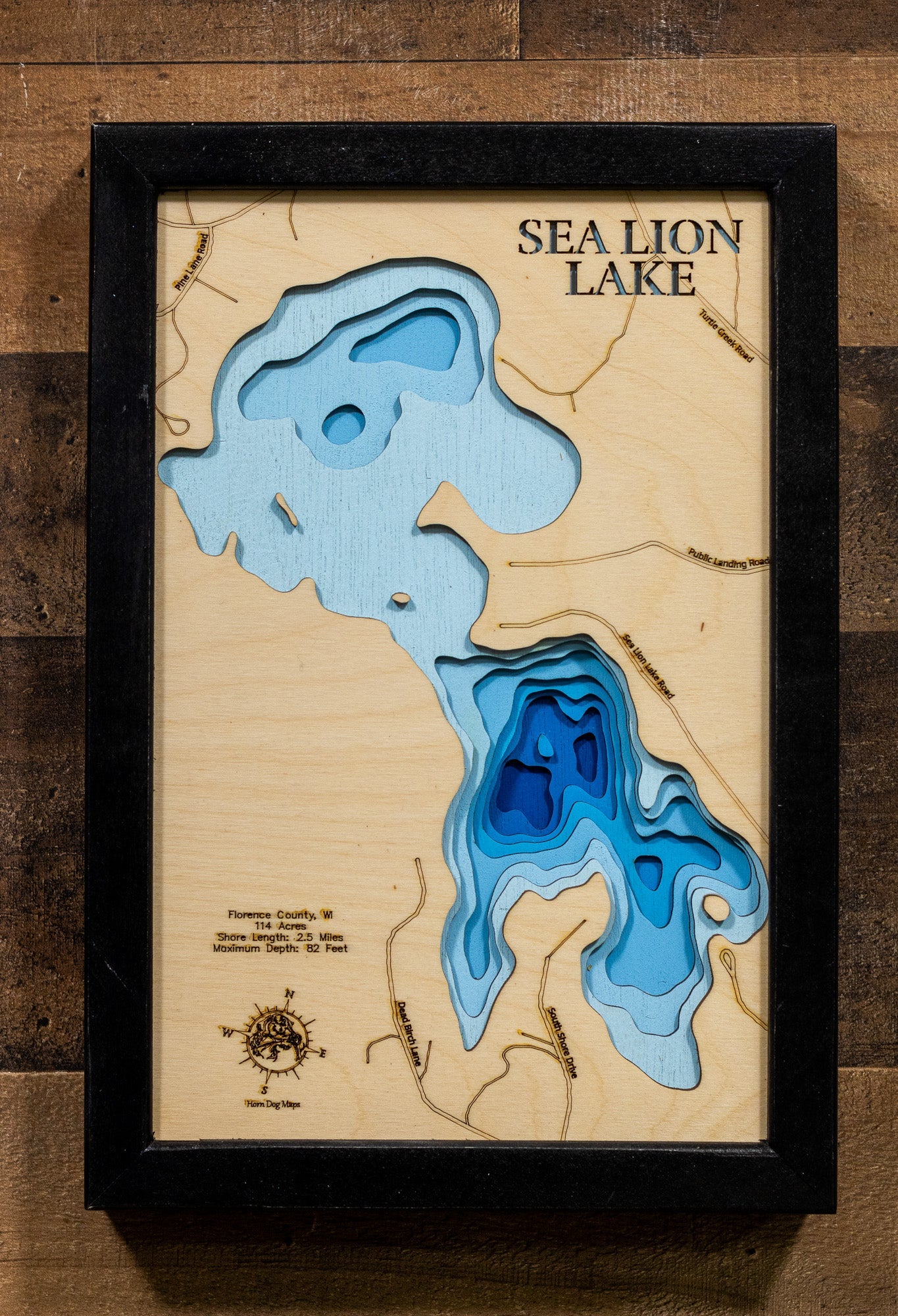 Sea Lion Lake in Florence County, Wisconsin