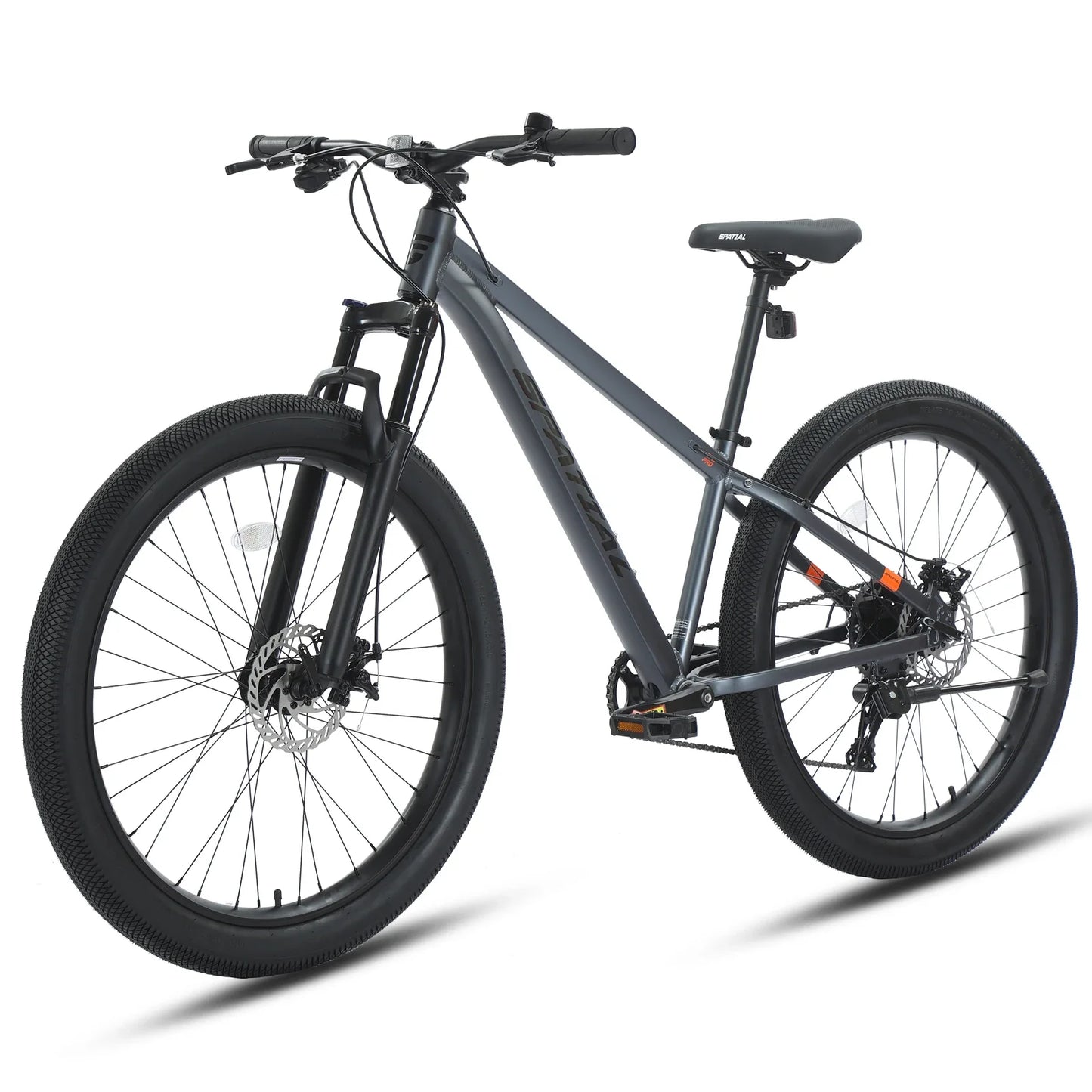 Spatial Fat Tire Mountain Bike 9-Speed Front Suspension Disc Brakes