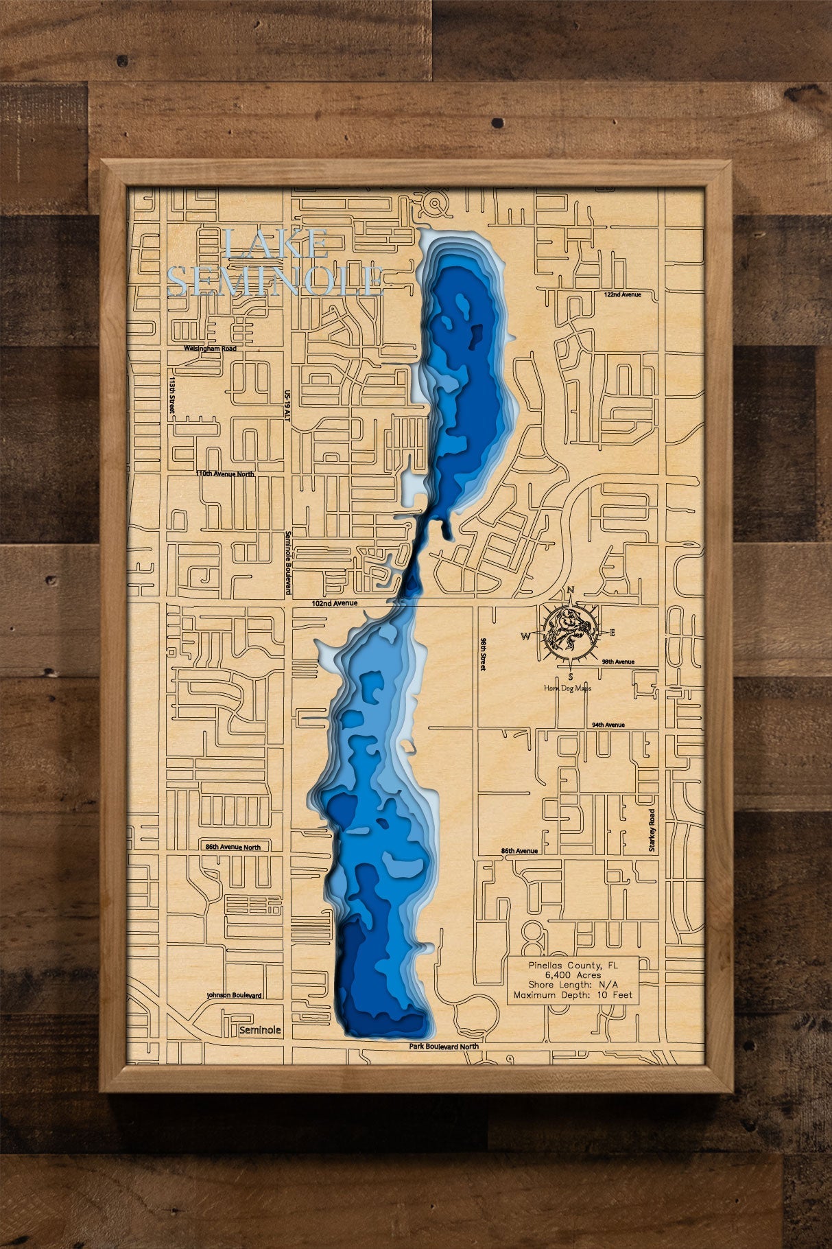 Lake Seminole in Pinellas County, Florida