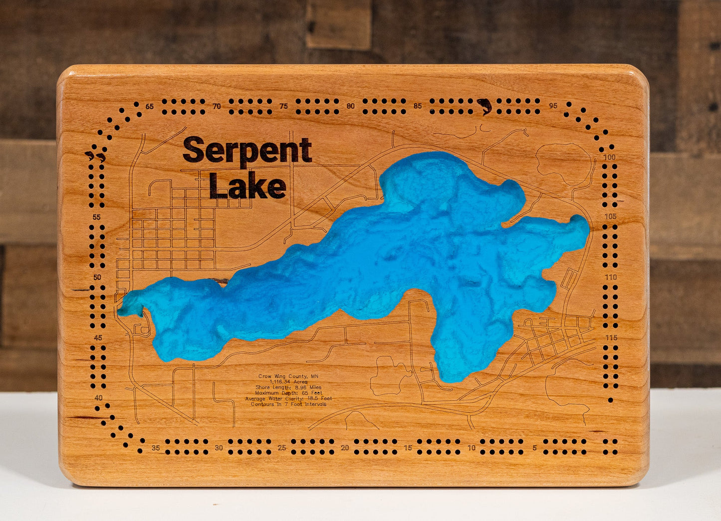 Serpent Lake in Crow Wing County, Minnesota