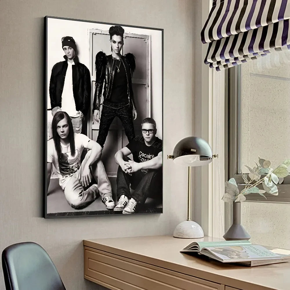 T-Tokio Hotel Poster HD Posters Home Room Bar Cafe Decor Art Wall Painting Picture
