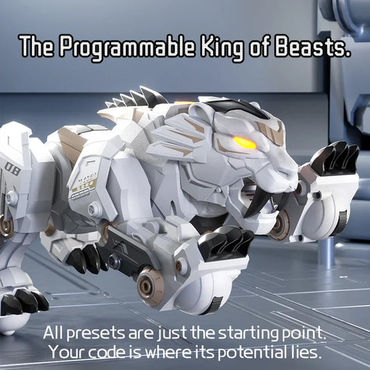 JJRC R38 RC Robot Children's Educational Toy Smart Programming Remote-Controlled Mechanical Tiger Sensory Bionic Dancing Robot
