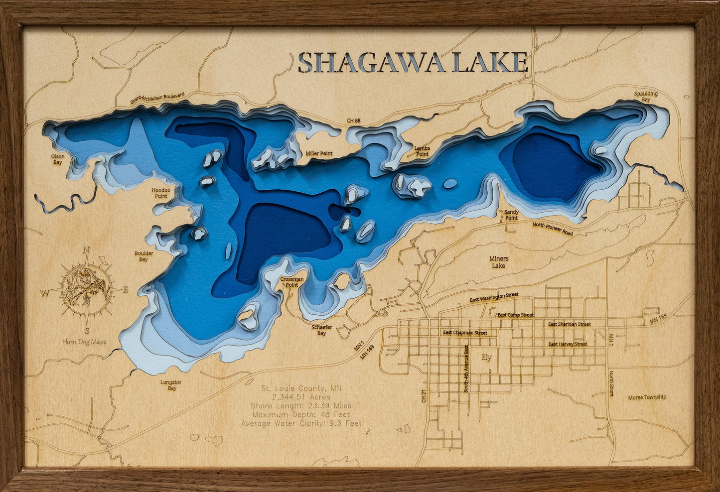 Shagawa Lake in St. Louis County, Minnesota