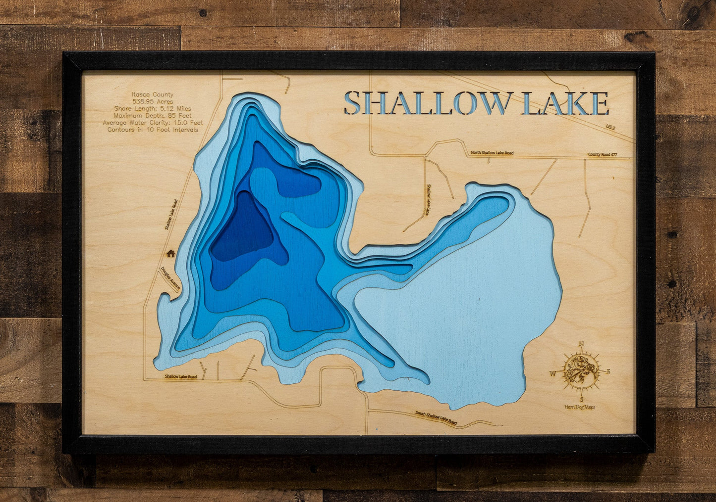 Shallow Lake in Itasca County, Minnesota