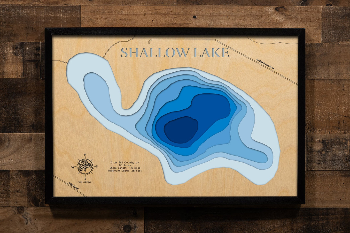 Shallow Lake in Otter Tail County, Minnesota