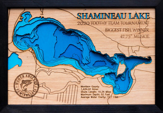 Shamineau Lake in Morrison County, Minnesota