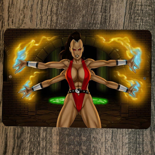Mortal Kombat Sheeva 8x12 Metal Wall Sign #1