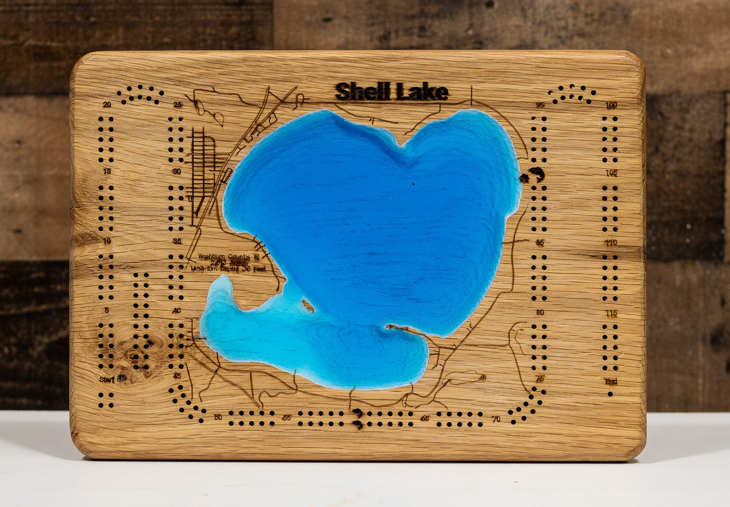 Shell Lake in Washburn County, wi