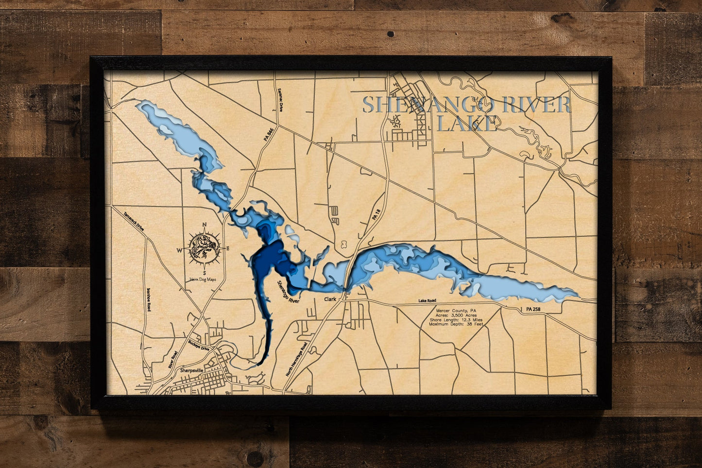 Shenango River Lake in Mercer County, Pennsylvania