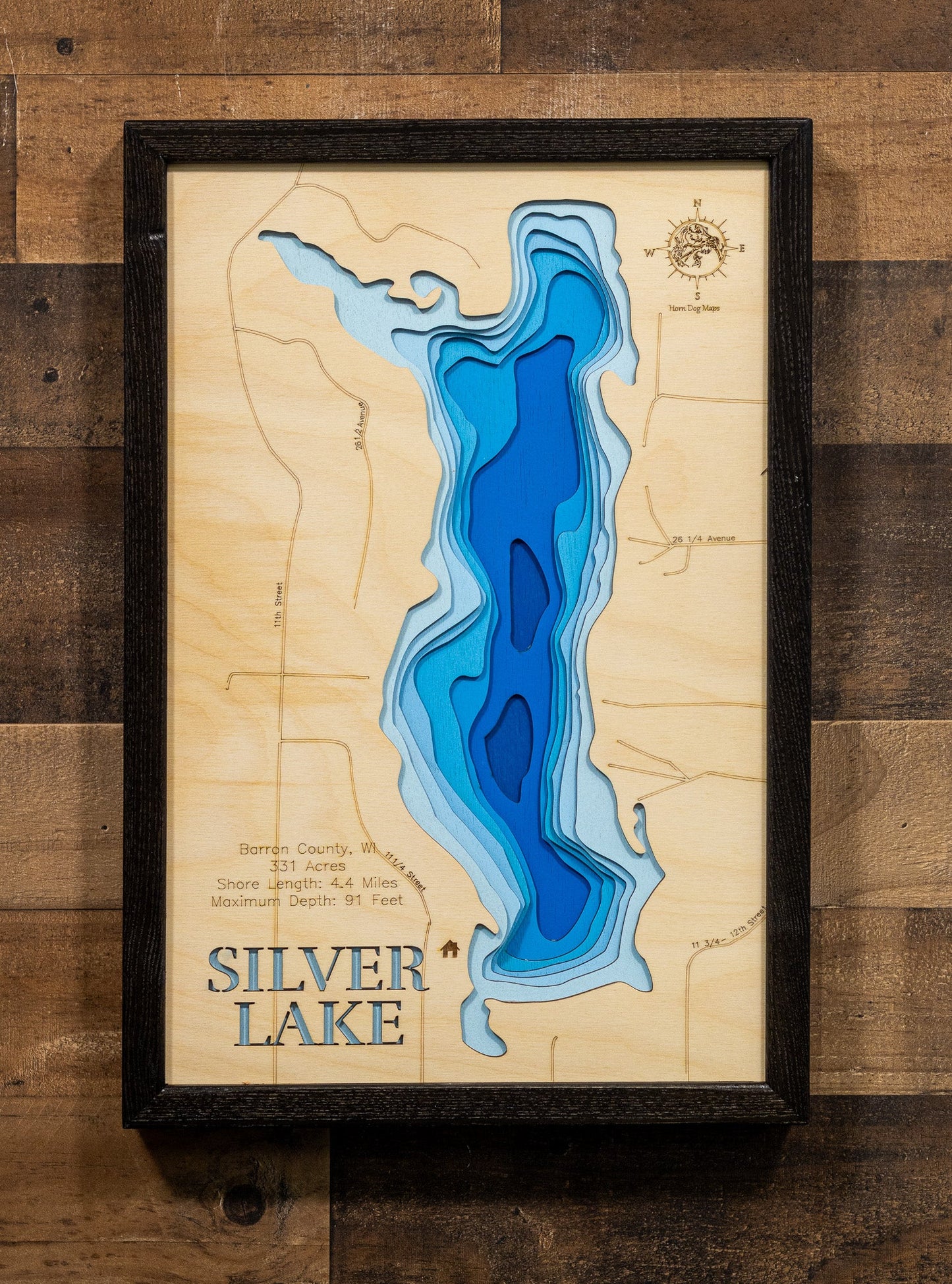 Silver Lake in Barron County, Wisconsin
