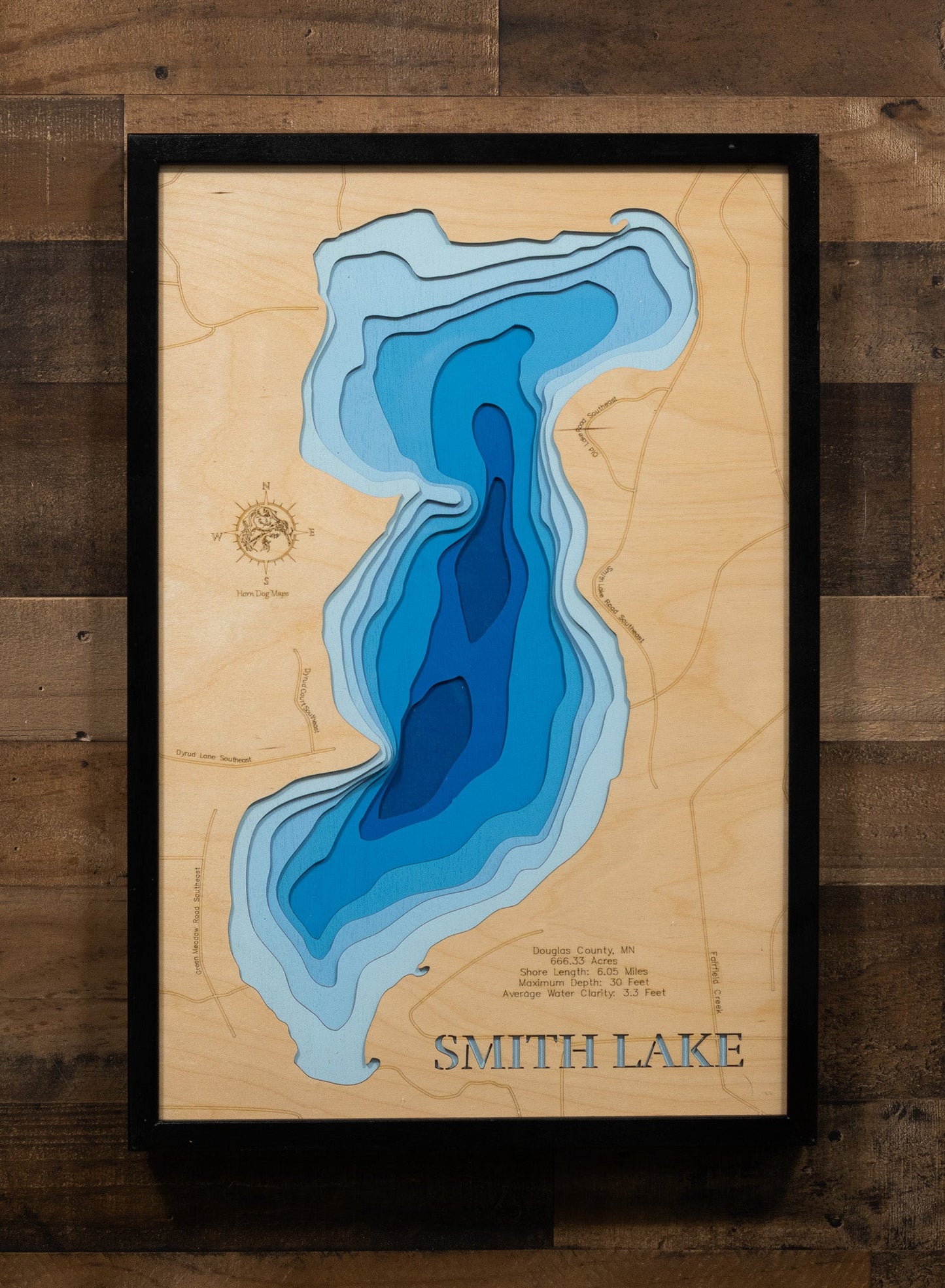 Smith Lake in Douglas County, Minnesota