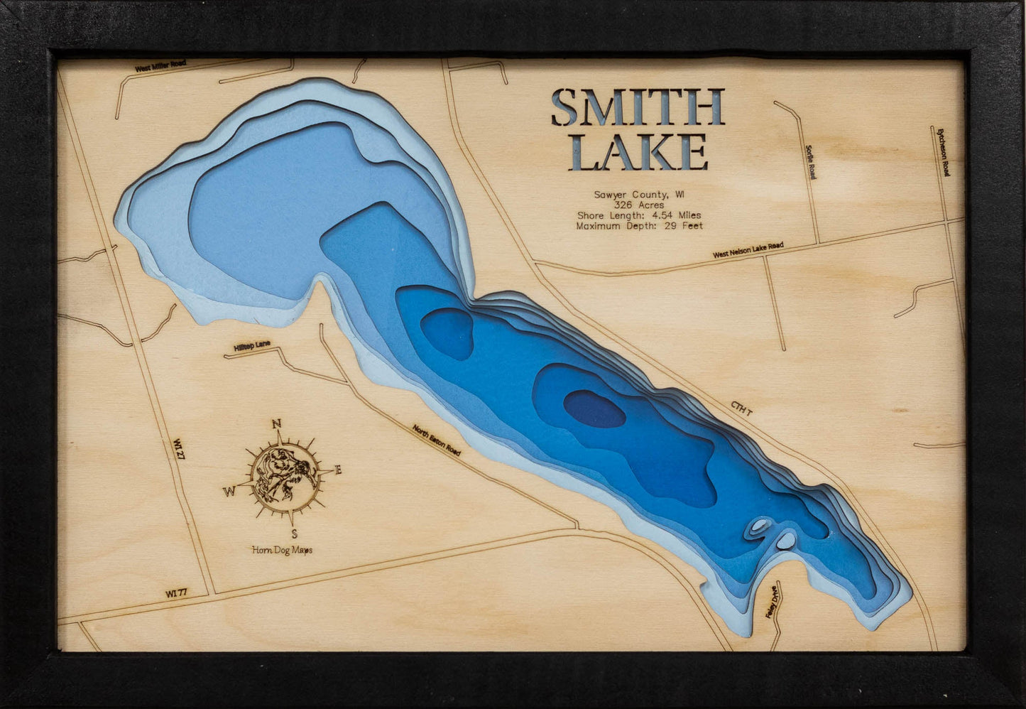 Smith Lake in Sawyer County, Wisconsin